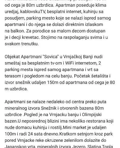 Sovica Apartament *